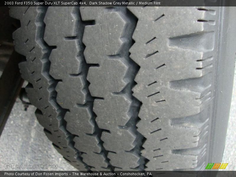 Dark Shadow Grey Metallic / Medium Flint 2003 Ford F350 Super Duty XLT SuperCab 4x4