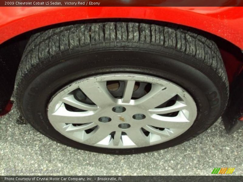 Victory Red / Ebony 2009 Chevrolet Cobalt LS Sedan