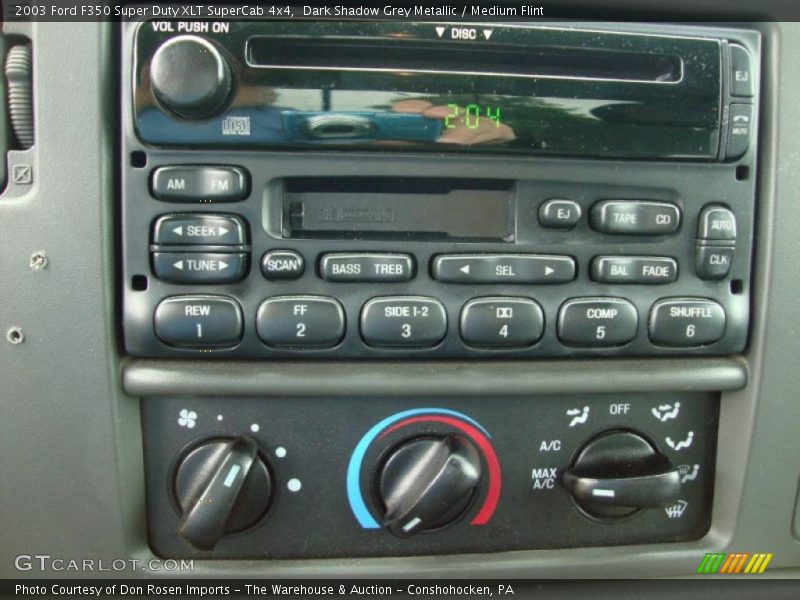 Dark Shadow Grey Metallic / Medium Flint 2003 Ford F350 Super Duty XLT SuperCab 4x4