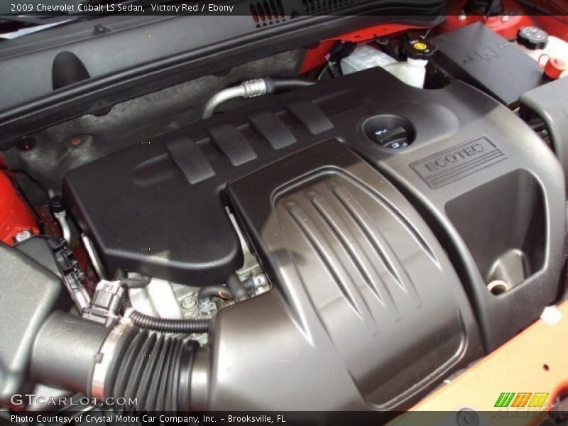 Victory Red / Ebony 2009 Chevrolet Cobalt LS Sedan