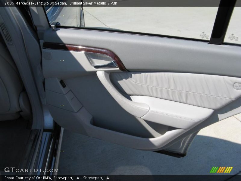 Brilliant Silver Metallic / Ash 2006 Mercedes-Benz S 500 Sedan