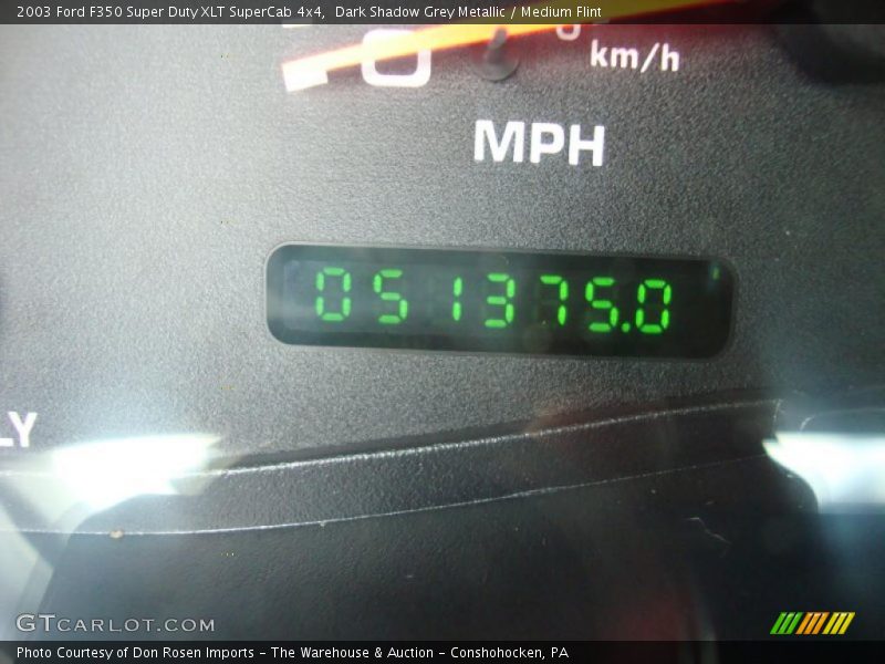 Dark Shadow Grey Metallic / Medium Flint 2003 Ford F350 Super Duty XLT SuperCab 4x4