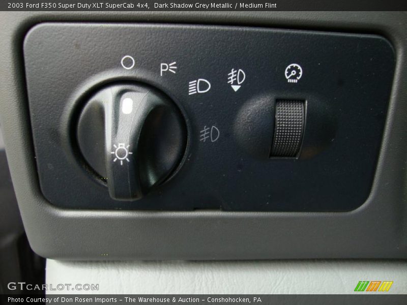 Dark Shadow Grey Metallic / Medium Flint 2003 Ford F350 Super Duty XLT SuperCab 4x4