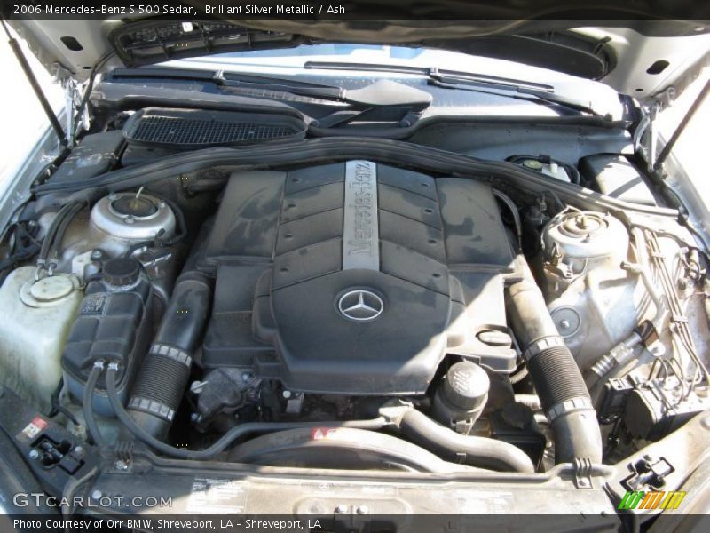Brilliant Silver Metallic / Ash 2006 Mercedes-Benz S 500 Sedan