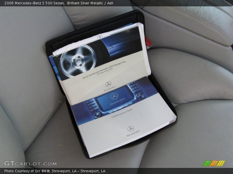 Brilliant Silver Metallic / Ash 2006 Mercedes-Benz S 500 Sedan