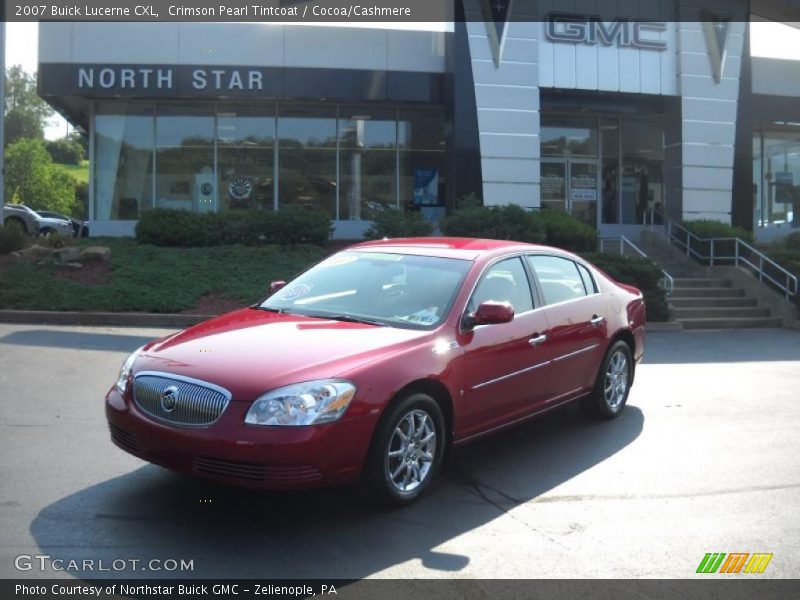 Crimson Pearl Tintcoat / Cocoa/Cashmere 2007 Buick Lucerne CXL