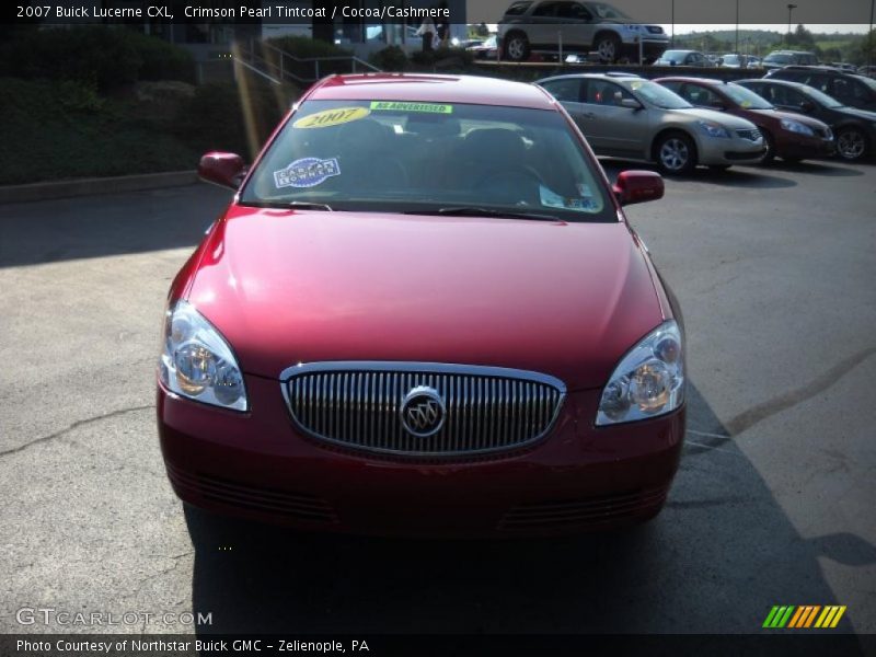 Crimson Pearl Tintcoat / Cocoa/Cashmere 2007 Buick Lucerne CXL