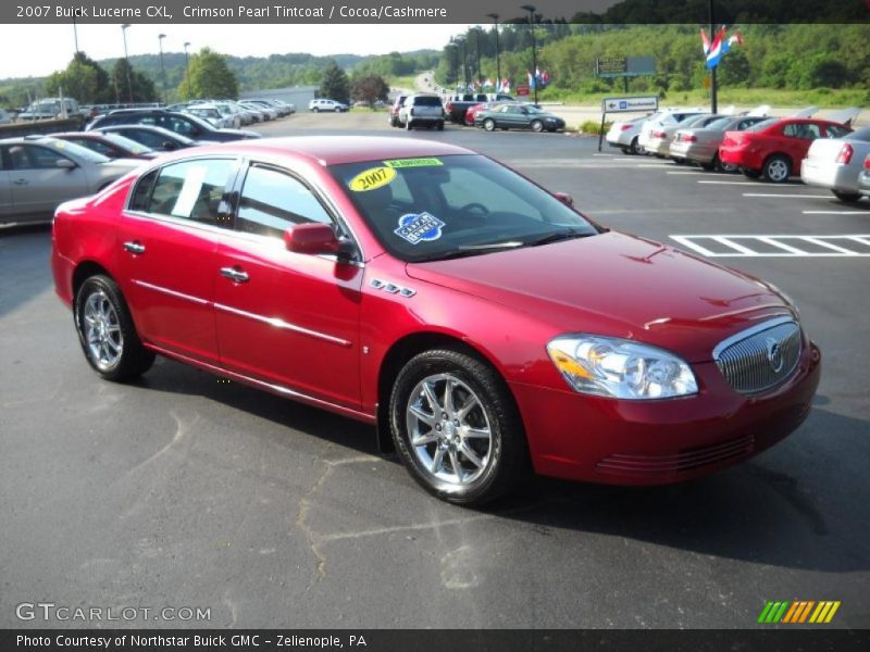 Crimson Pearl Tintcoat / Cocoa/Cashmere 2007 Buick Lucerne CXL