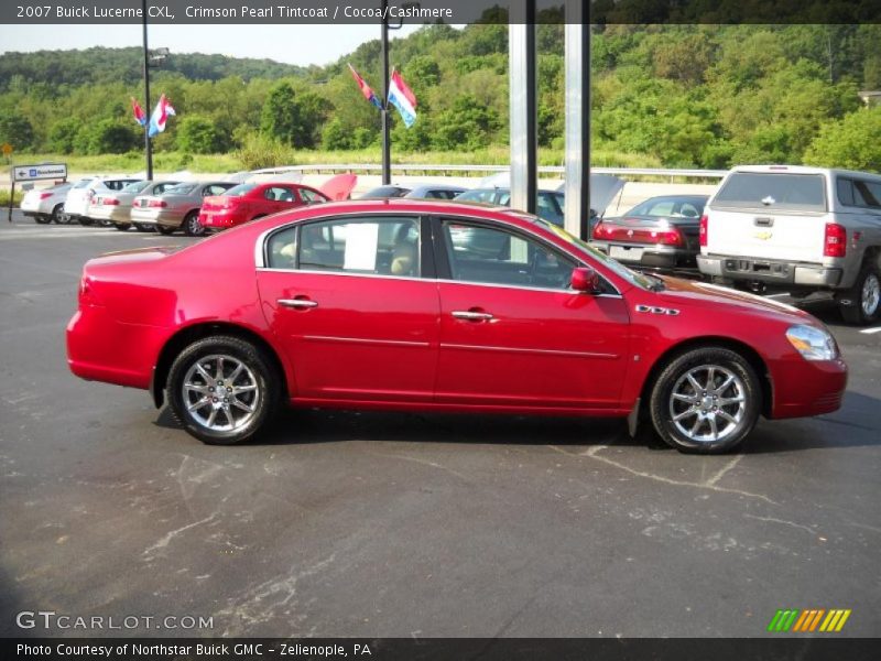 Crimson Pearl Tintcoat / Cocoa/Cashmere 2007 Buick Lucerne CXL