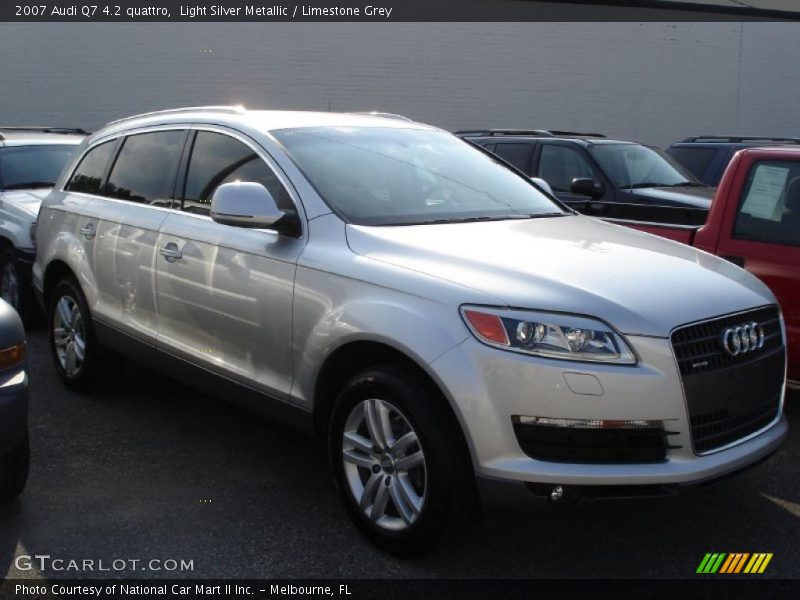 Light Silver Metallic / Limestone Grey 2007 Audi Q7 4.2 quattro