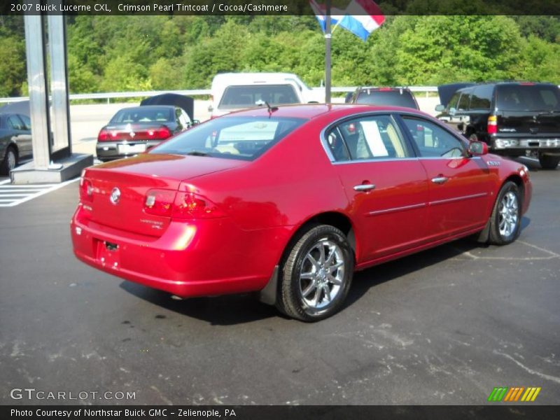 Crimson Pearl Tintcoat / Cocoa/Cashmere 2007 Buick Lucerne CXL