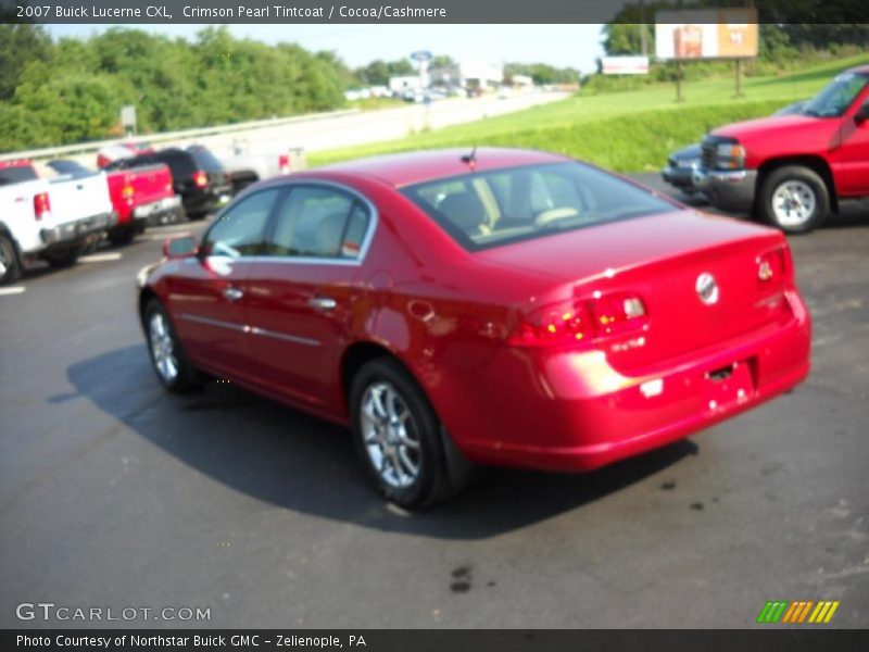 Crimson Pearl Tintcoat / Cocoa/Cashmere 2007 Buick Lucerne CXL