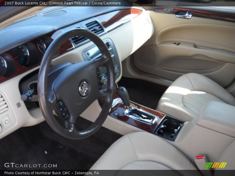 Crimson Pearl Tintcoat / Cocoa/Cashmere 2007 Buick Lucerne CXL
