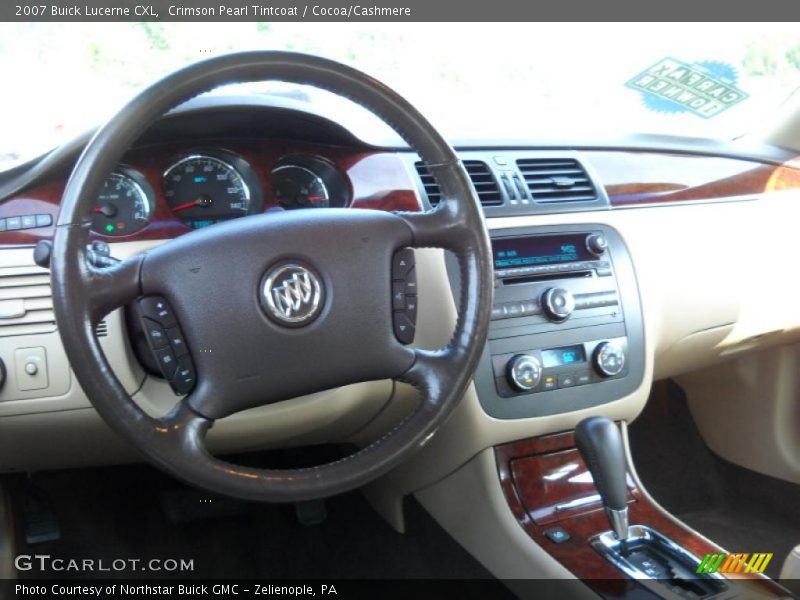Crimson Pearl Tintcoat / Cocoa/Cashmere 2007 Buick Lucerne CXL