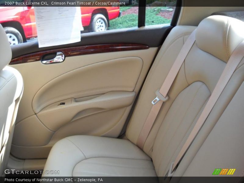 Crimson Pearl Tintcoat / Cocoa/Cashmere 2007 Buick Lucerne CXL