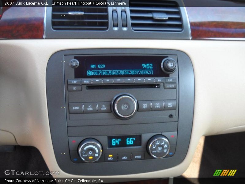 Crimson Pearl Tintcoat / Cocoa/Cashmere 2007 Buick Lucerne CXL