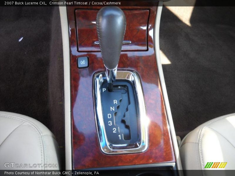 Crimson Pearl Tintcoat / Cocoa/Cashmere 2007 Buick Lucerne CXL
