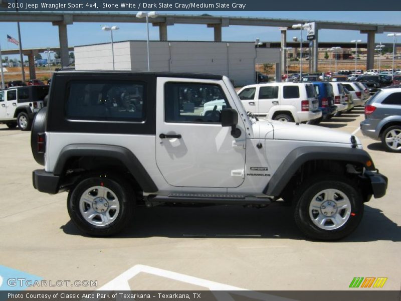 Stone White / Dark Slate Gray/Medium Slate Gray 2010 Jeep Wrangler Sport 4x4