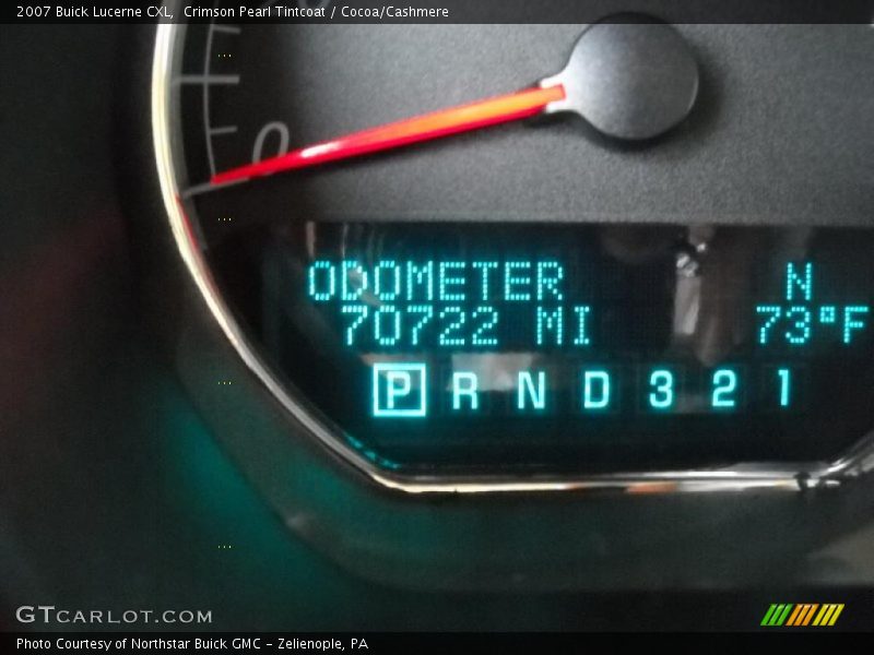 Crimson Pearl Tintcoat / Cocoa/Cashmere 2007 Buick Lucerne CXL