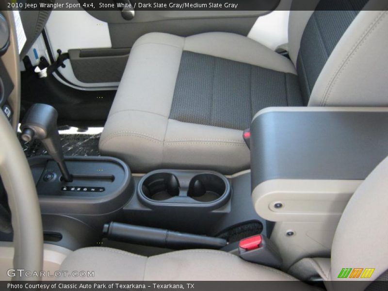 Stone White / Dark Slate Gray/Medium Slate Gray 2010 Jeep Wrangler Sport 4x4