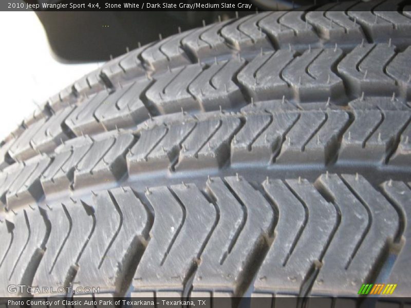 Stone White / Dark Slate Gray/Medium Slate Gray 2010 Jeep Wrangler Sport 4x4