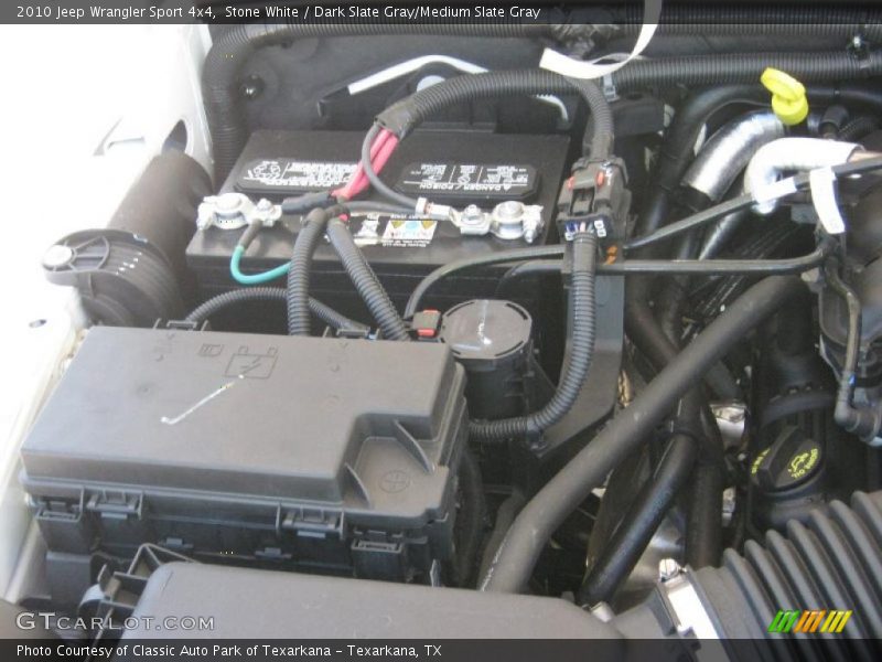 Stone White / Dark Slate Gray/Medium Slate Gray 2010 Jeep Wrangler Sport 4x4