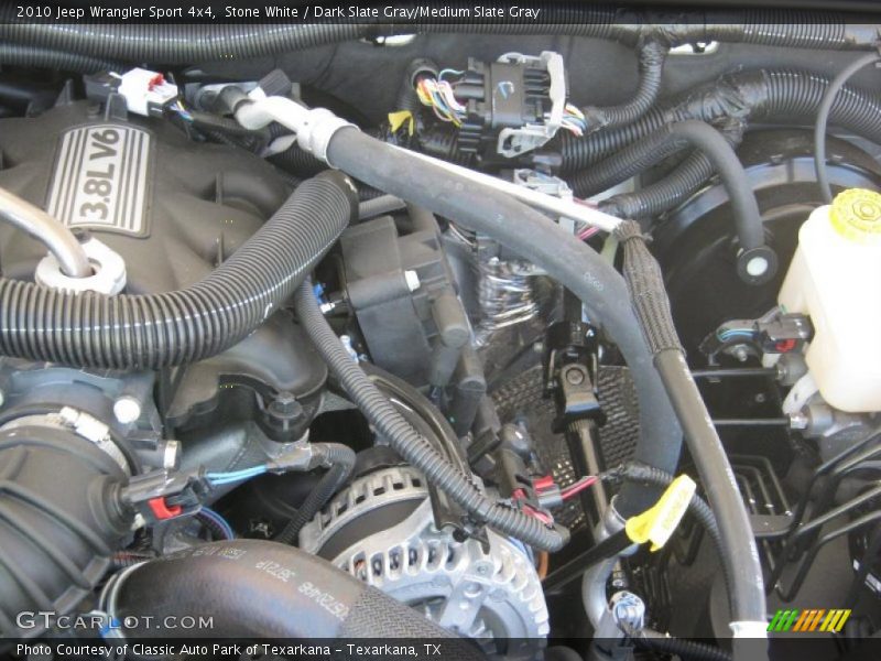 Stone White / Dark Slate Gray/Medium Slate Gray 2010 Jeep Wrangler Sport 4x4