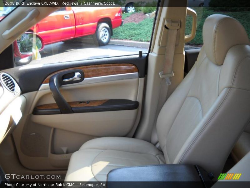 Red Jewel / Cashmere/Cocoa 2008 Buick Enclave CXL AWD