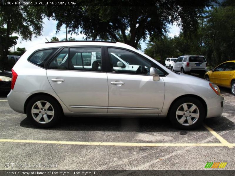 Fine Silver / Gray 2007 Kia Rondo LX V6