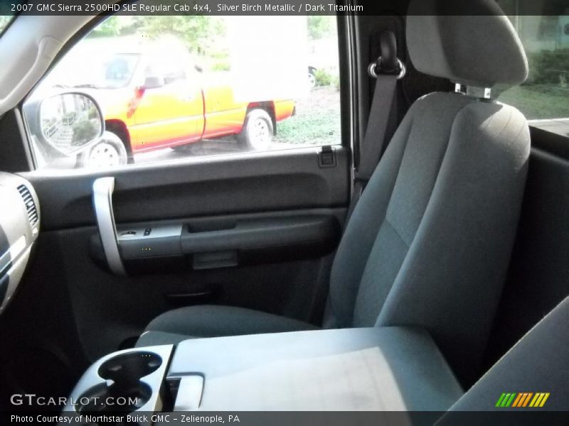 Silver Birch Metallic / Dark Titanium 2007 GMC Sierra 2500HD SLE Regular Cab 4x4