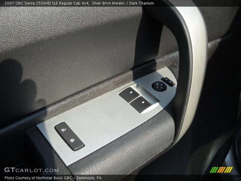 Silver Birch Metallic / Dark Titanium 2007 GMC Sierra 2500HD SLE Regular Cab 4x4