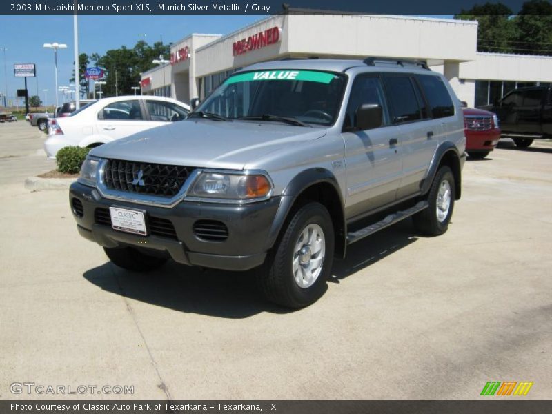 Munich Silver Metallic / Gray 2003 Mitsubishi Montero Sport XLS