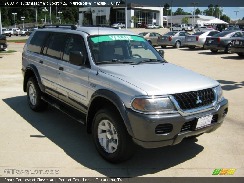Munich Silver Metallic / Gray 2003 Mitsubishi Montero Sport XLS