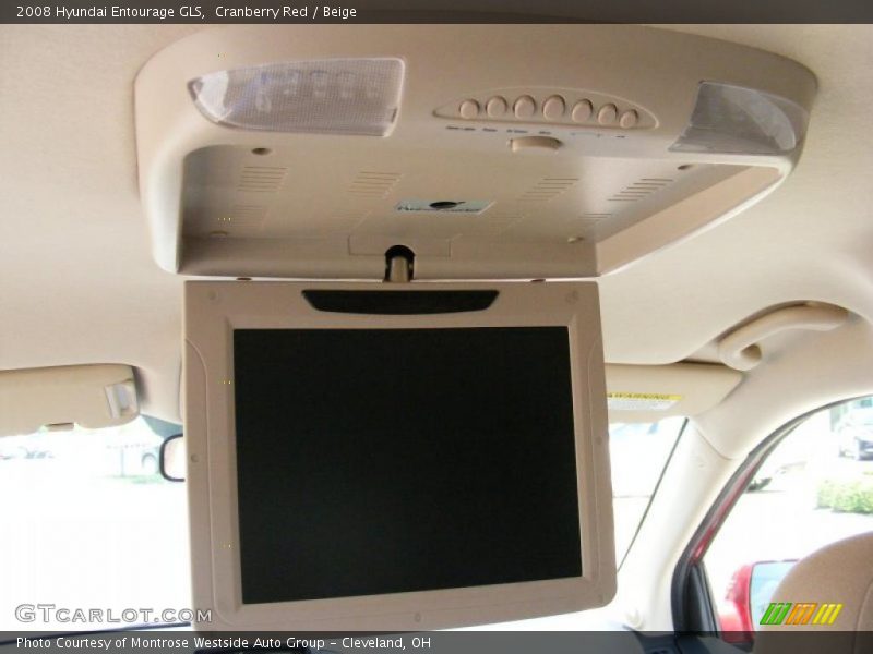 Cranberry Red / Beige 2008 Hyundai Entourage GLS