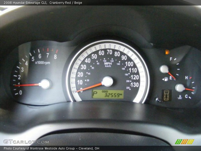 Cranberry Red / Beige 2008 Hyundai Entourage GLS