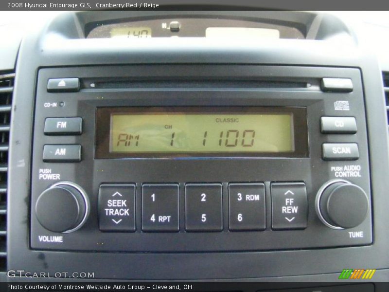 Cranberry Red / Beige 2008 Hyundai Entourage GLS