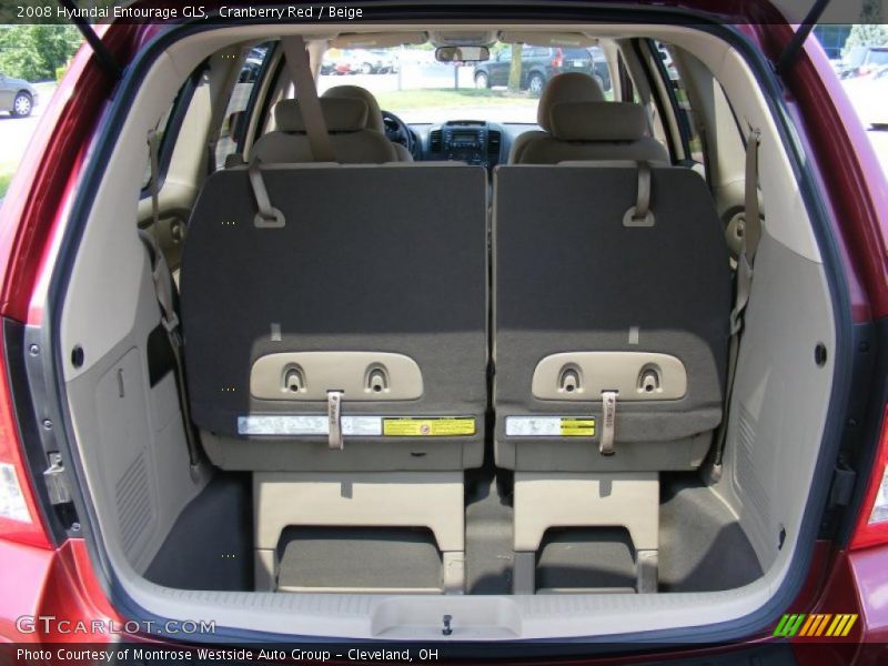 Cranberry Red / Beige 2008 Hyundai Entourage GLS