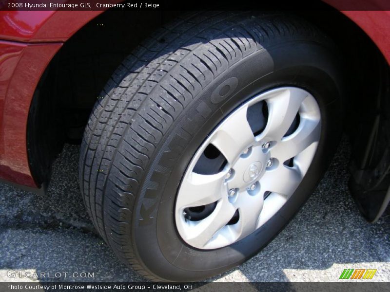 Cranberry Red / Beige 2008 Hyundai Entourage GLS