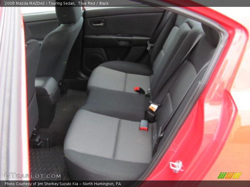 True Red / Black 2008 Mazda MAZDA3 i Touring Sedan