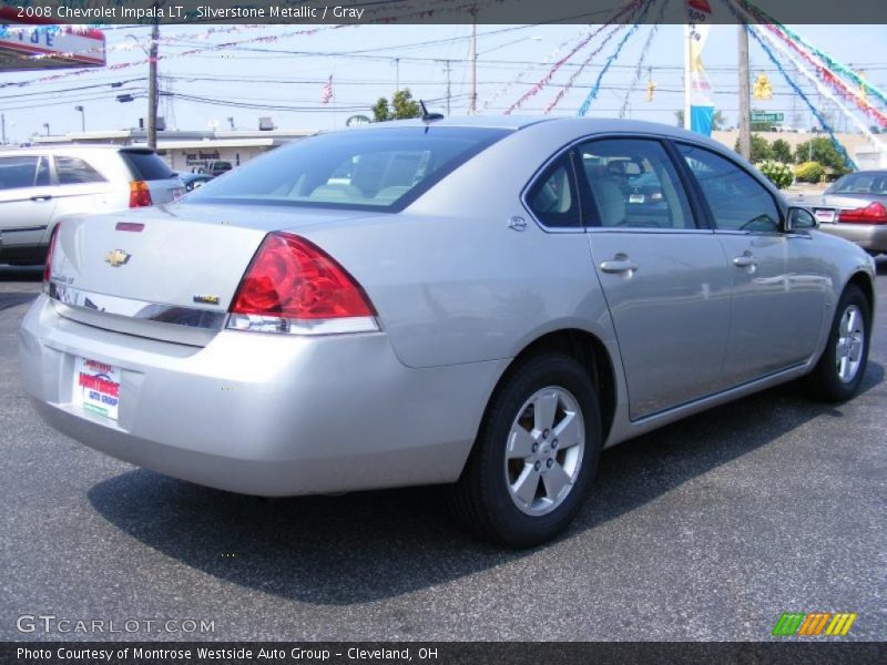 Silverstone Metallic / Gray 2008 Chevrolet Impala LT