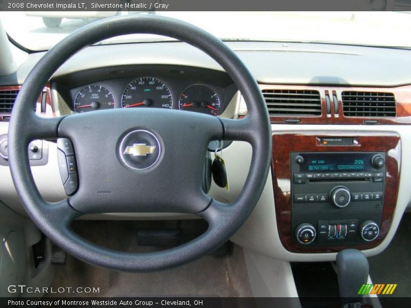 Silverstone Metallic / Gray 2008 Chevrolet Impala LT