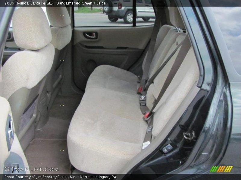 Dark Emerald Green / Beige 2006 Hyundai Santa Fe GLS