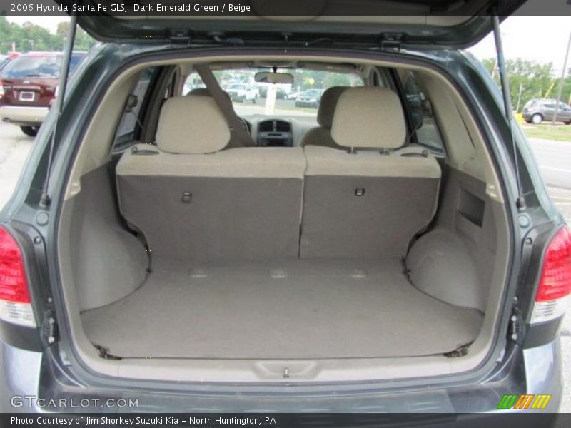 Dark Emerald Green / Beige 2006 Hyundai Santa Fe GLS