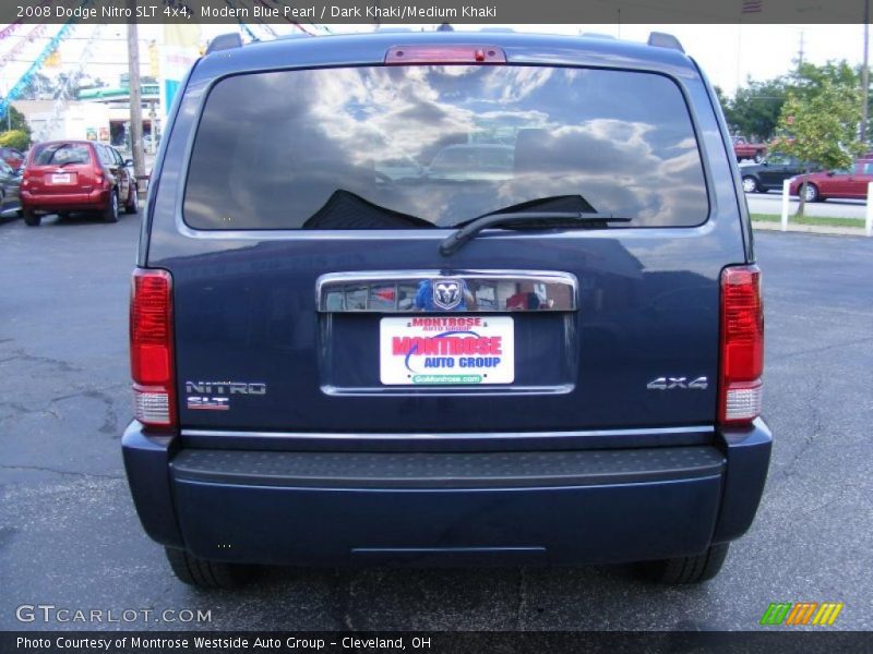 Modern Blue Pearl / Dark Khaki/Medium Khaki 2008 Dodge Nitro SLT 4x4