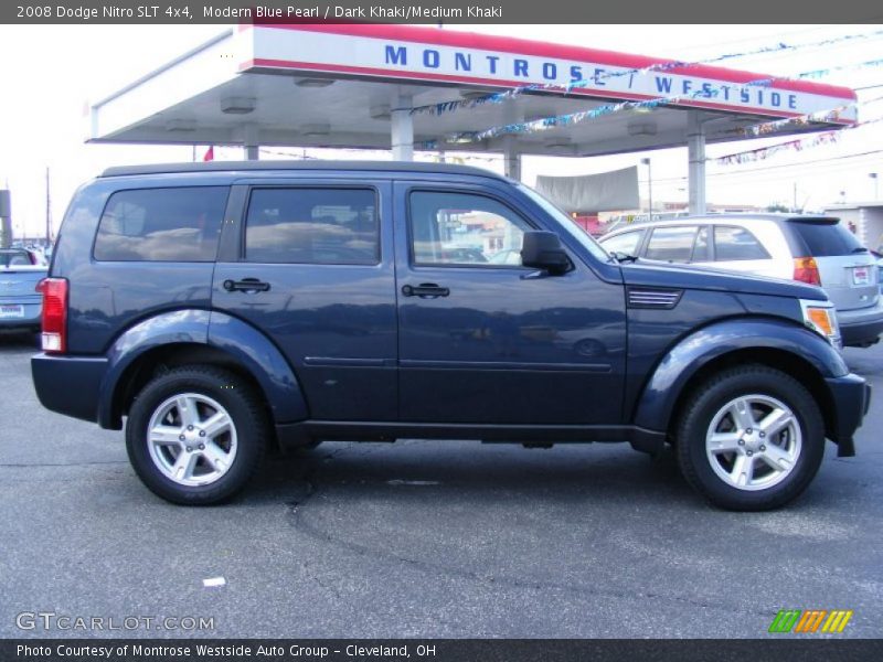 Modern Blue Pearl / Dark Khaki/Medium Khaki 2008 Dodge Nitro SLT 4x4