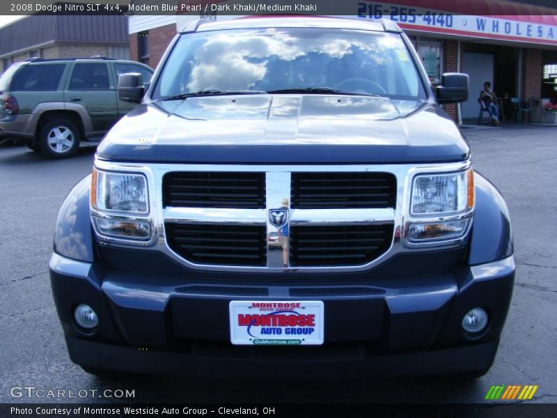 Modern Blue Pearl / Dark Khaki/Medium Khaki 2008 Dodge Nitro SLT 4x4