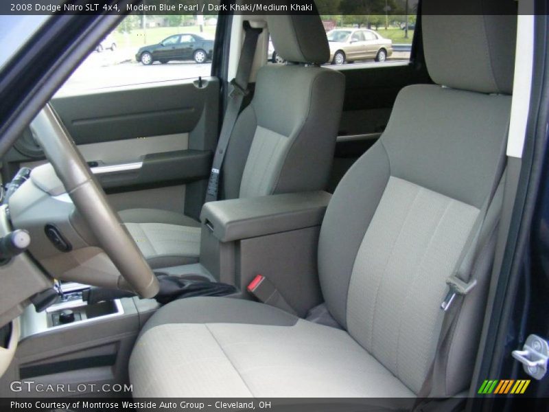 Modern Blue Pearl / Dark Khaki/Medium Khaki 2008 Dodge Nitro SLT 4x4