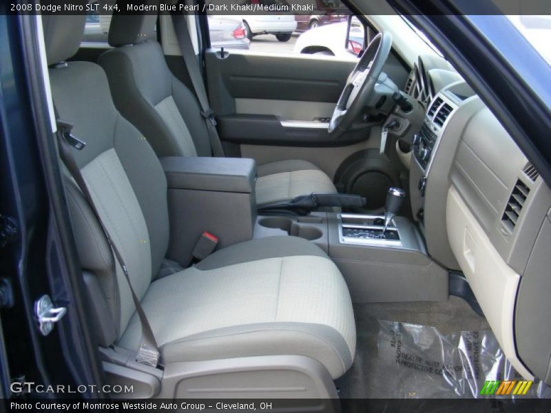 Modern Blue Pearl / Dark Khaki/Medium Khaki 2008 Dodge Nitro SLT 4x4
