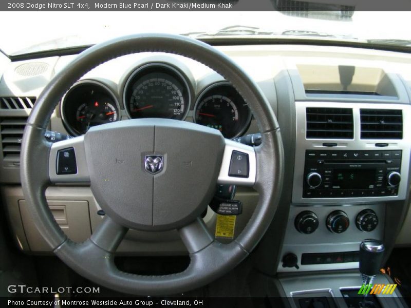 Modern Blue Pearl / Dark Khaki/Medium Khaki 2008 Dodge Nitro SLT 4x4