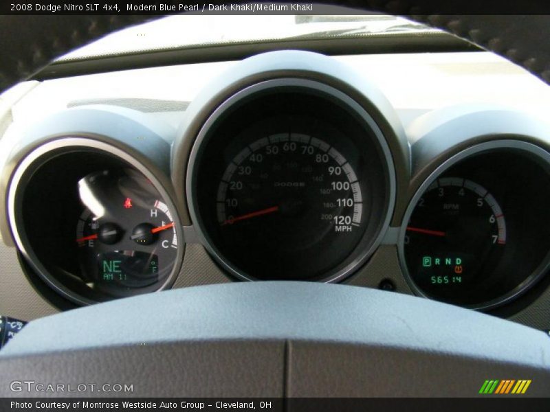Modern Blue Pearl / Dark Khaki/Medium Khaki 2008 Dodge Nitro SLT 4x4